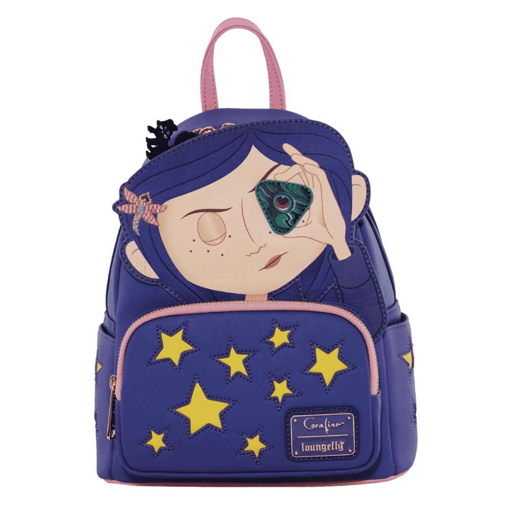 Loungefly x Coraline Stars Cosplay Mini Backpack